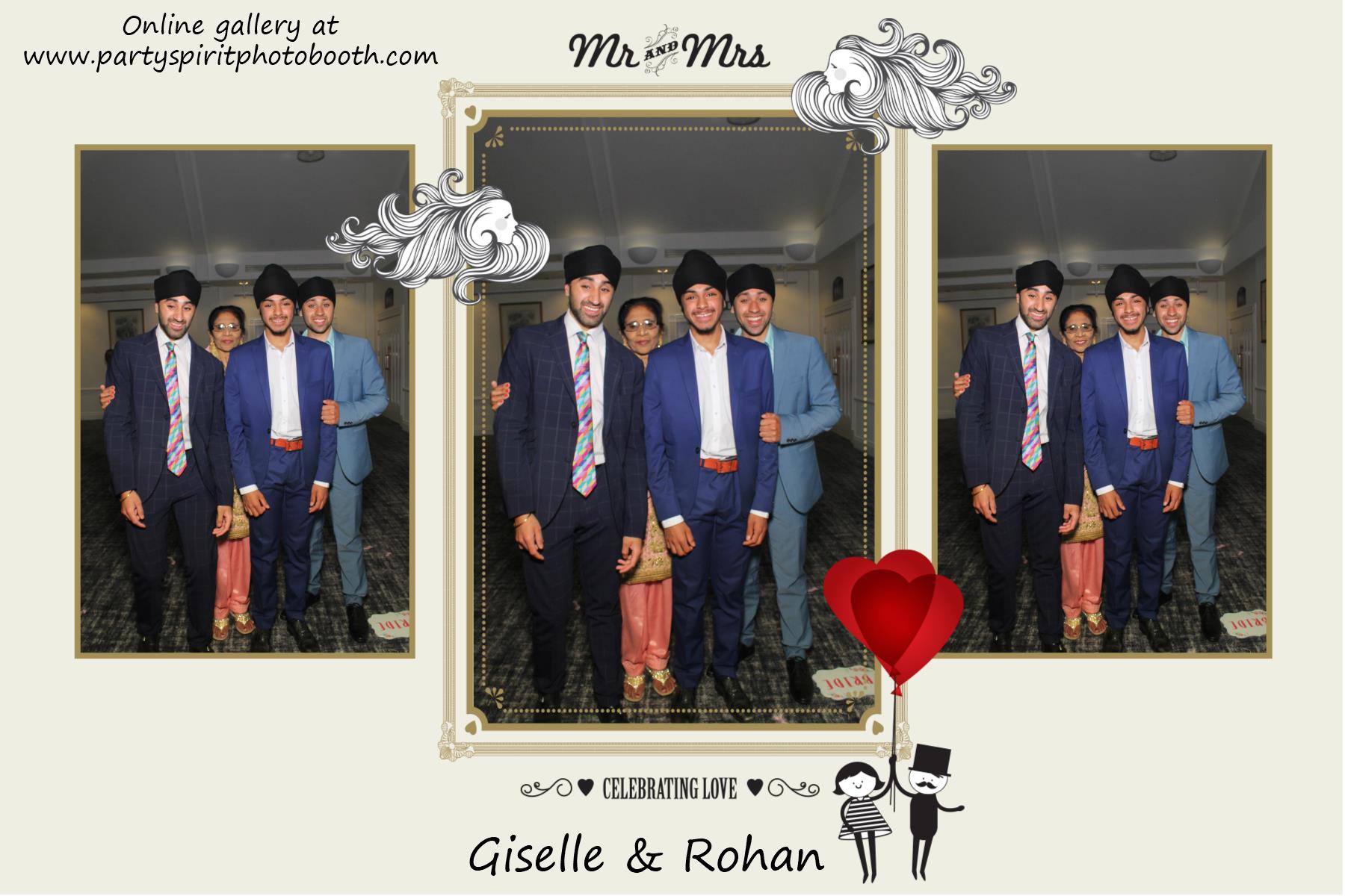 Giselle and Rohan's Wedding | View more photos from the event at gallery.partyspiritphotobooth.com/u/PartySpiritPhotoBooth/Giselle-and-Rohans-Wedding